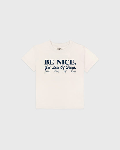Be Nice Kids T-Shirt - Ecru