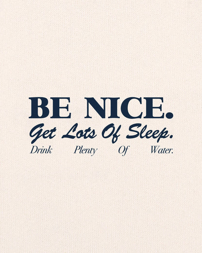 Be Nice Kids T-Shirt - Ecru