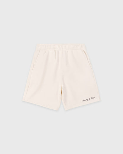 Classic Logo Kids Gym Short - Ecru