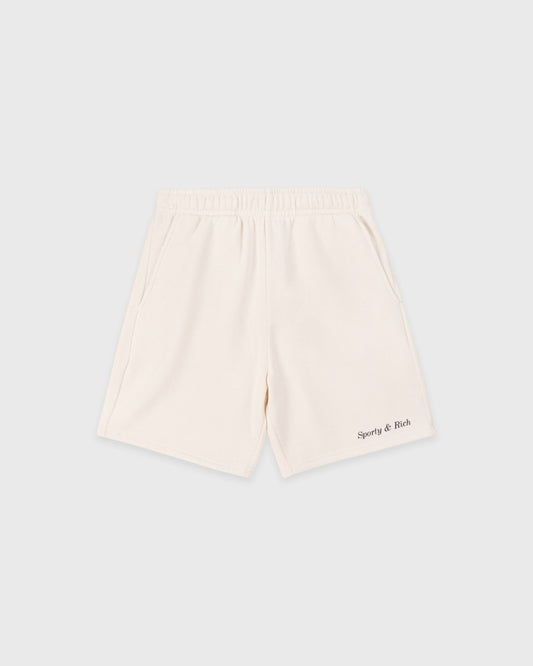 Classic Logo Kids Gym Short - Ecru