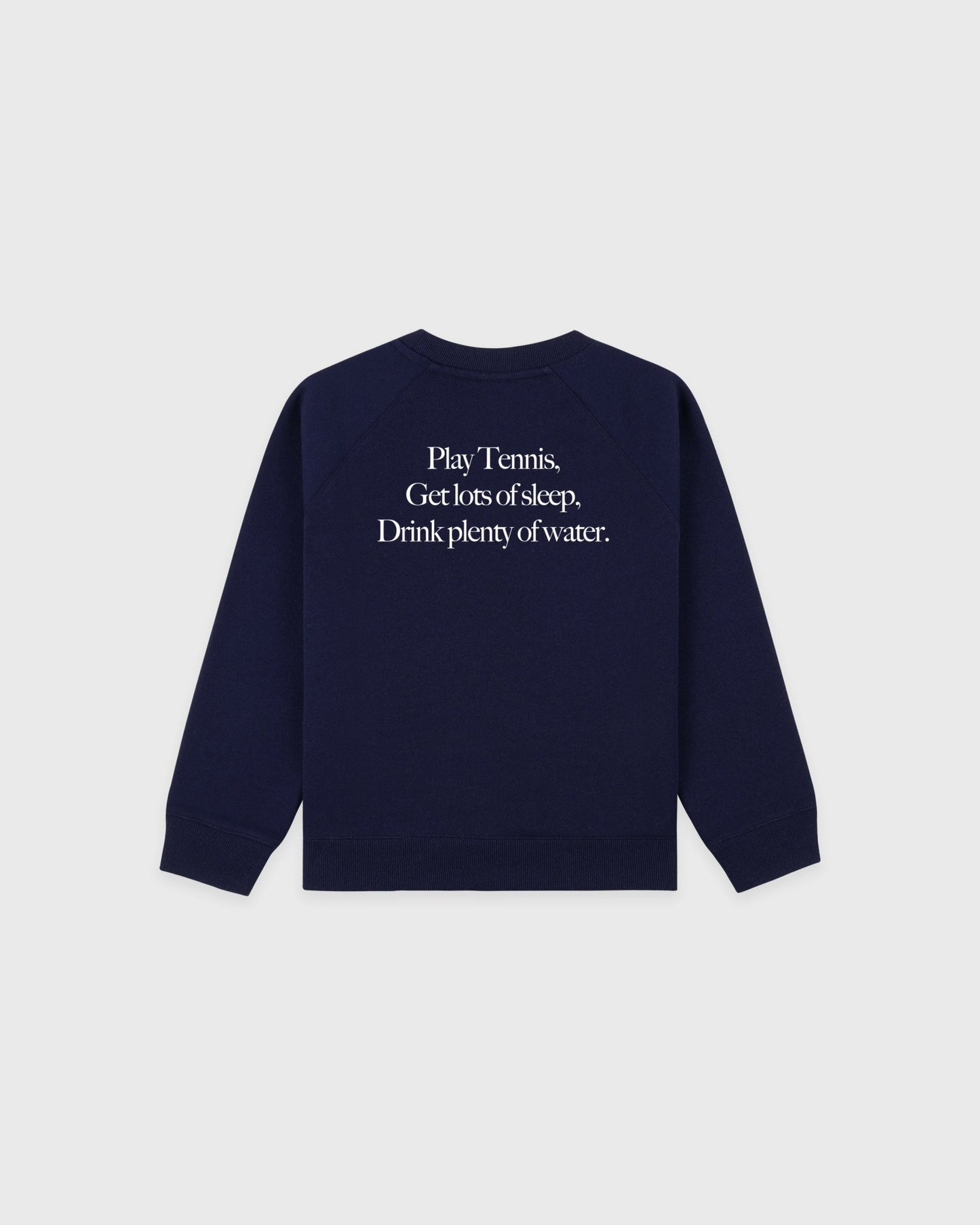 Play Tennis Kids Crewneck - Dark Navy