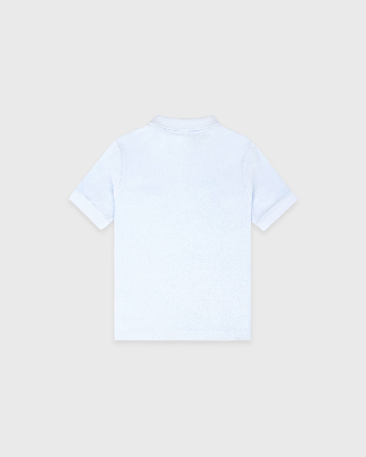 Signature Logo Kids Terry Polo - Ciel