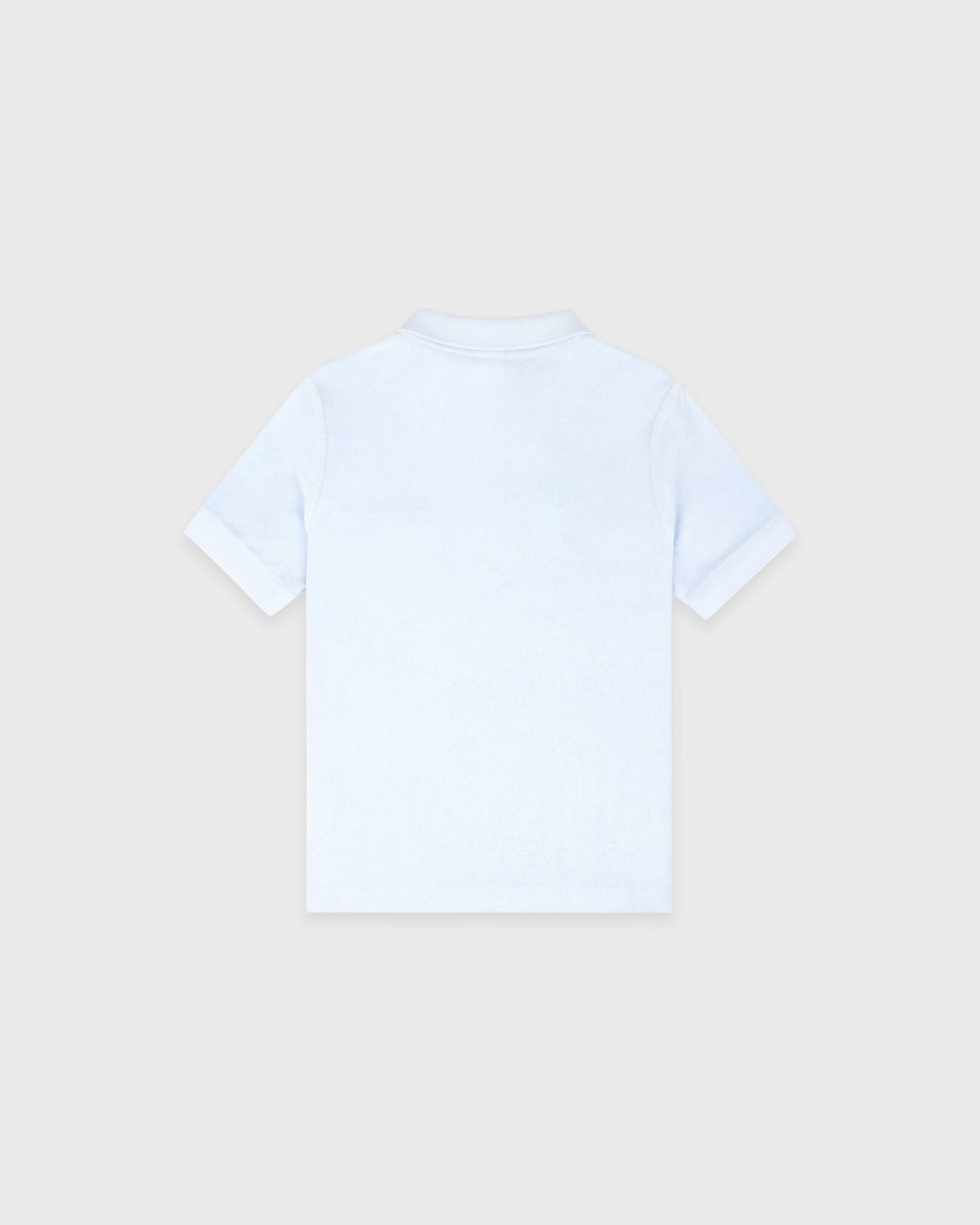 Signature Logo Kids Terry Polo - Ciel