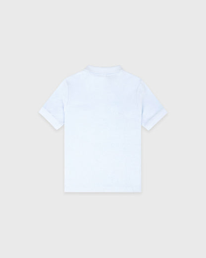 Signature Logo Kids Terry Polo - Ciel