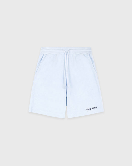 Signature Logo Kids Terry Short - Ciel