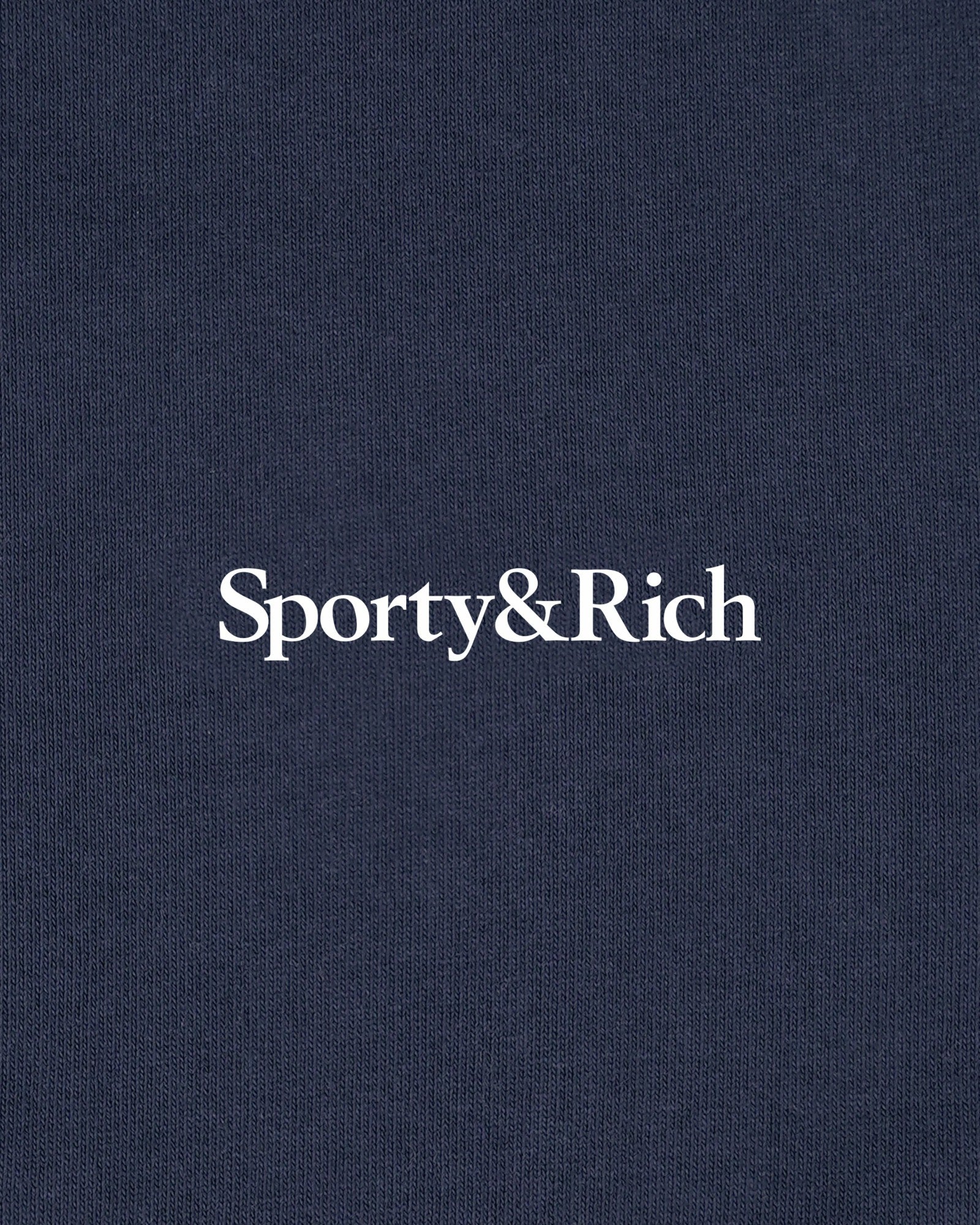 Serif Logo Kids Sweatpant - Light Navy/White
