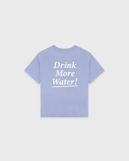 Drink More Water Kids T-Shirt - Periwinkle