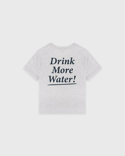 Drink More Water Kids T-Shirt - Heather Gray