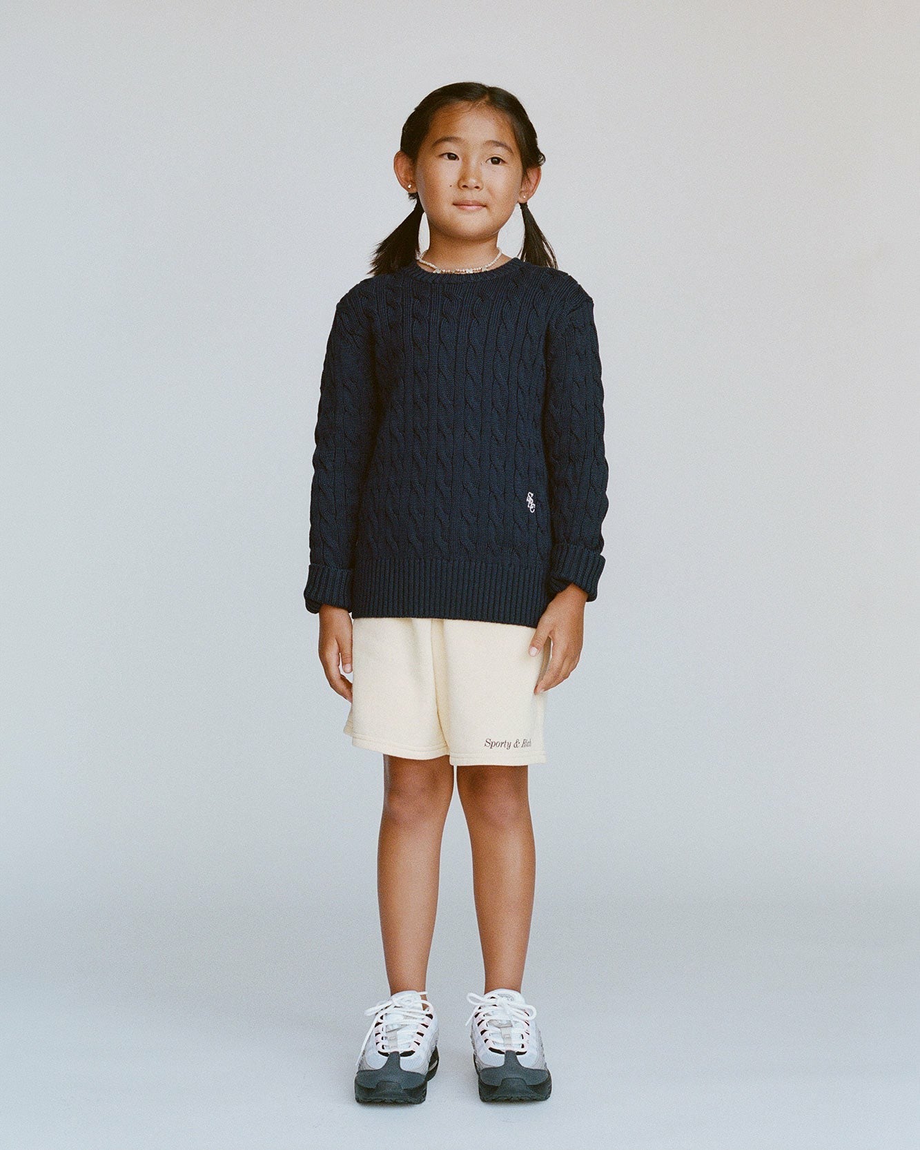 SRC Kids Cableknit Sweater - Dark Navy