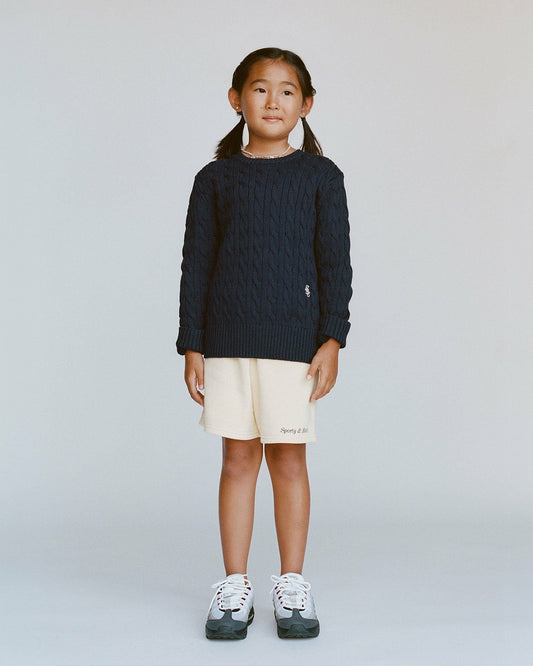 SRC Kids Cableknit Sweater - Dark Navy