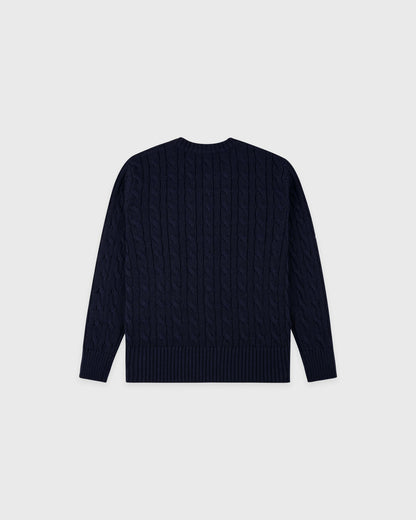 SRC Kids Cableknit Sweater - Dark Navy