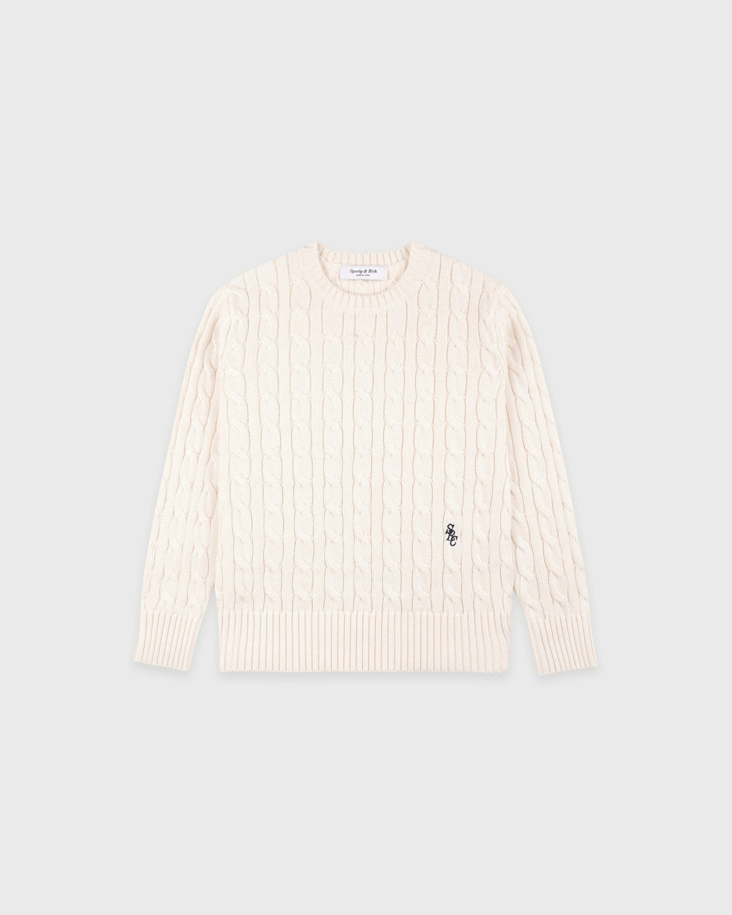 SRC Kids Cableknit Sweater - Ecru