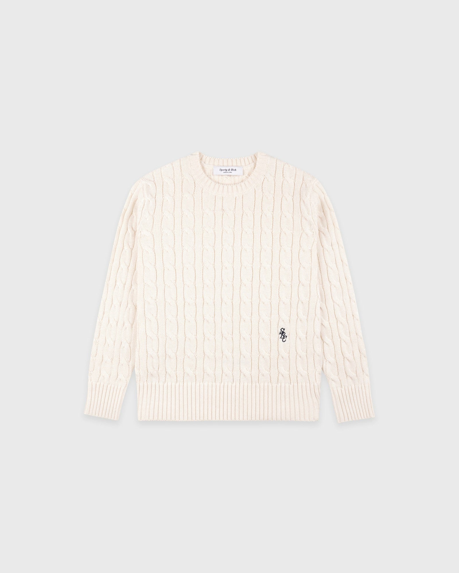 SRC Kids Cableknit Sweater - Ecru