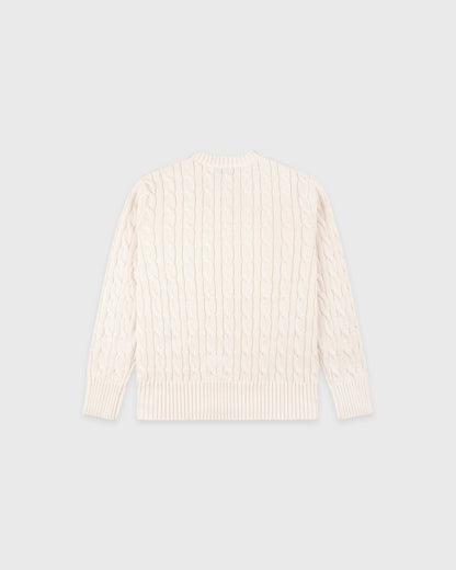 SRC Kids Cableknit Sweater - Ecru