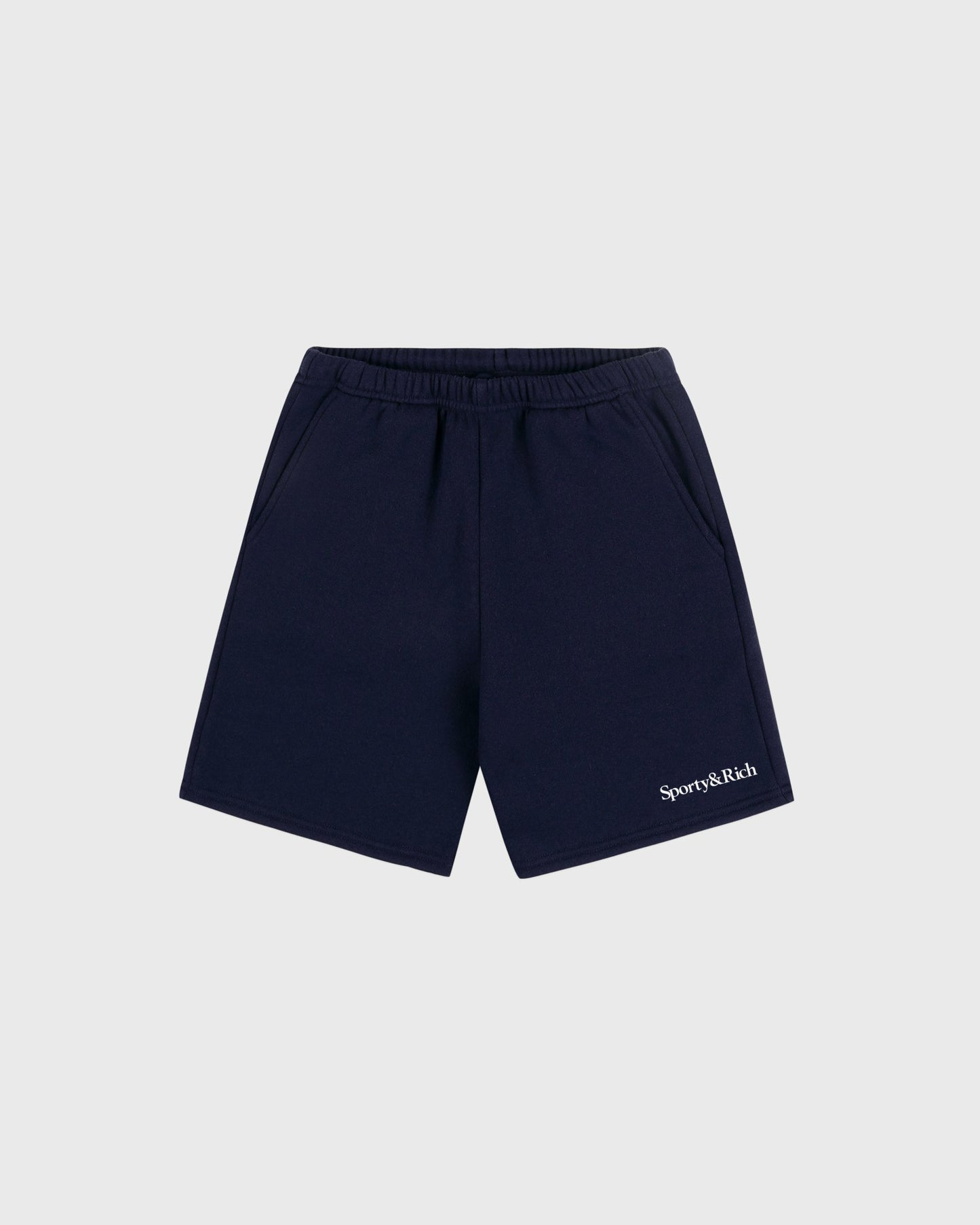 Serif Logo Kids Gym Short - Dark Navy