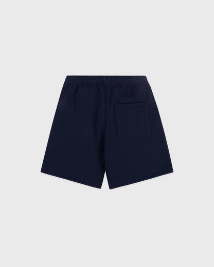 Serif Logo Kids Gym Short - Dark Navy