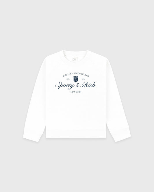 Syracuse Kids Crewneck - White