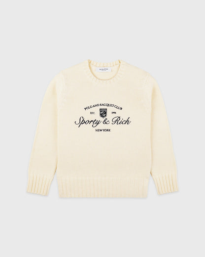 Syracuse Kids Knitted Sweater - Ecru