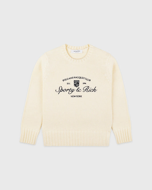 Syracuse Kids Knitted Sweater - Ecru