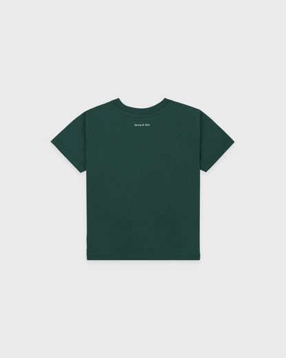 Be Nice Kids T-Shirt - Forest/White