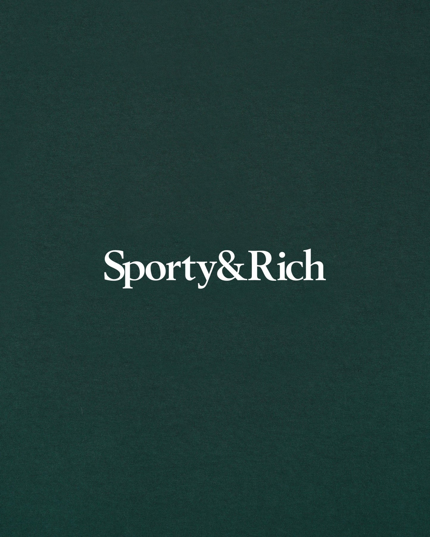Serif Logo Kids Sweatpant - Forest/White