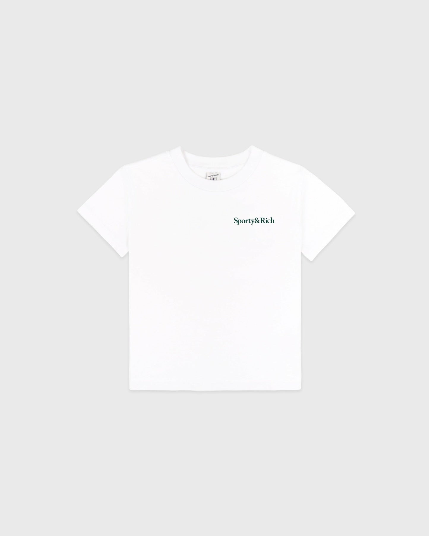 Drink More Water Kids T-Shirt - White/Forest