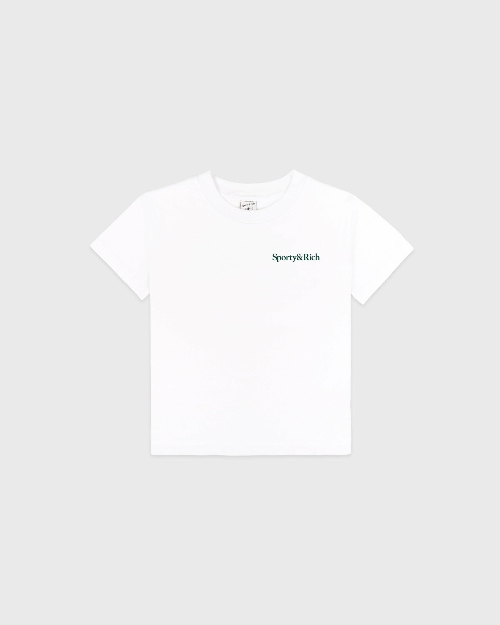 Drink More Water Kids T-Shirt - White/Forest