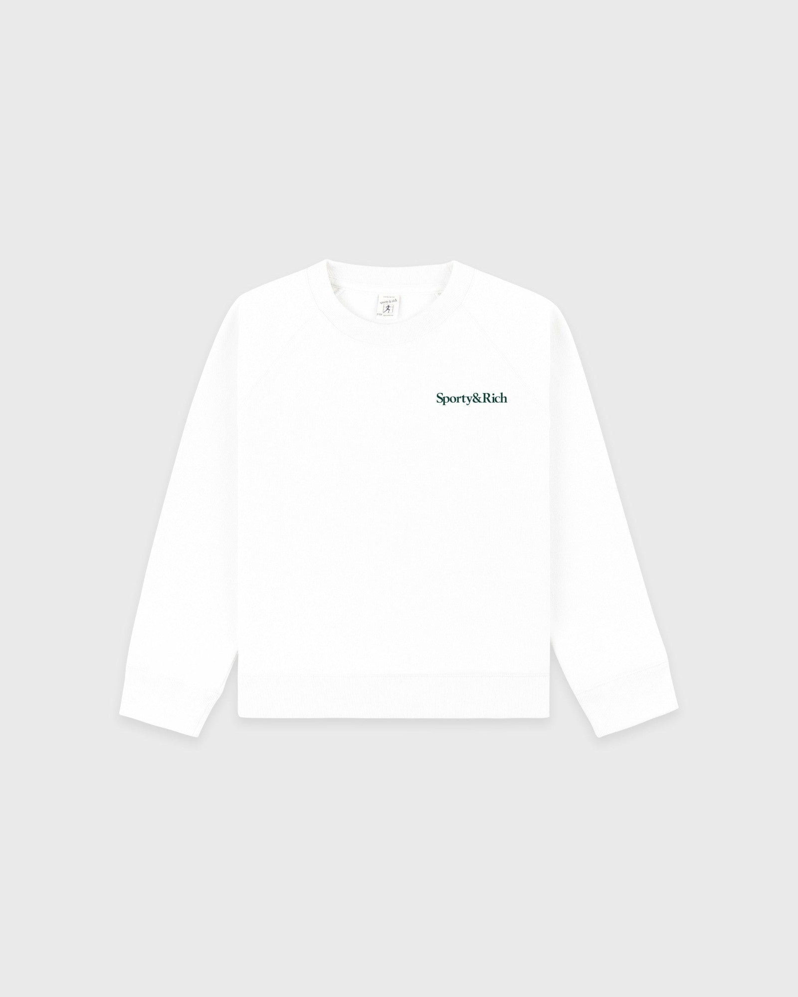 Drink More Water Kids Crewneck - White/Forest