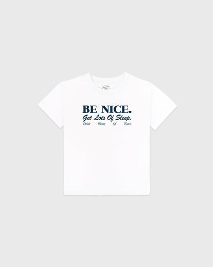 Be Nice Kids T-Shirt - White