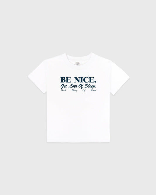 Be Nice Kids T-Shirt - White