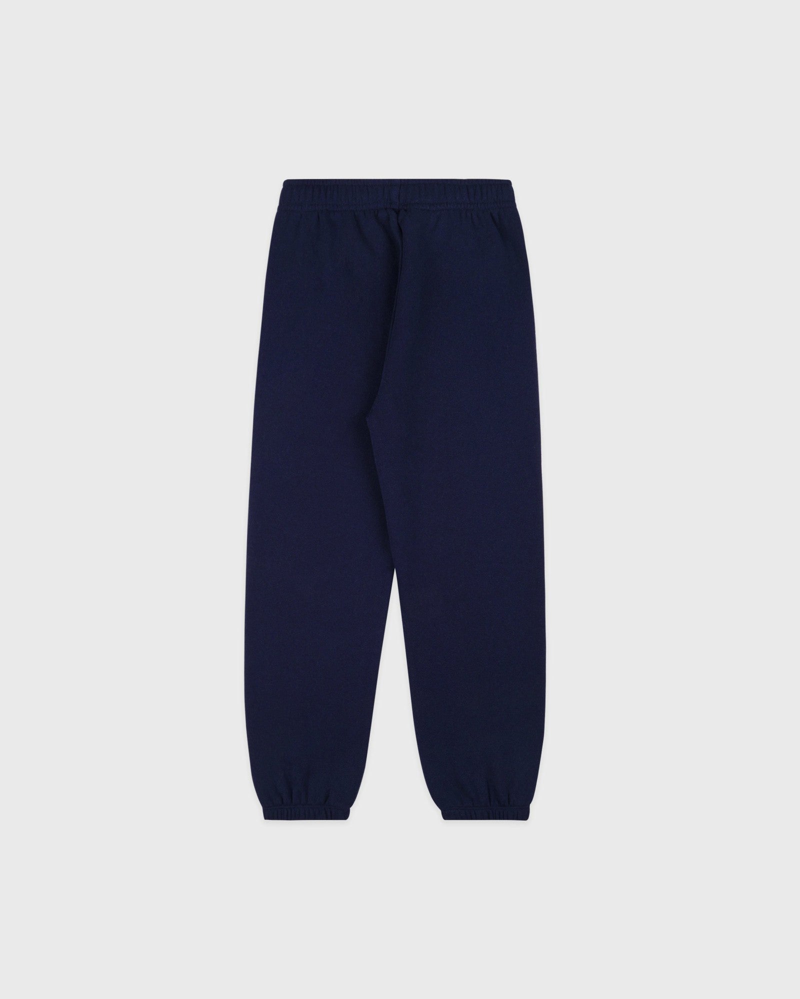 Serif Logo Kids Sweatpant - Dark Navy/White