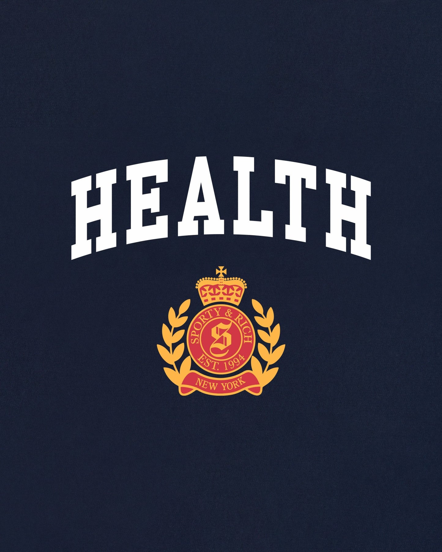 NY Health Crest Kids Hoodie - Navy