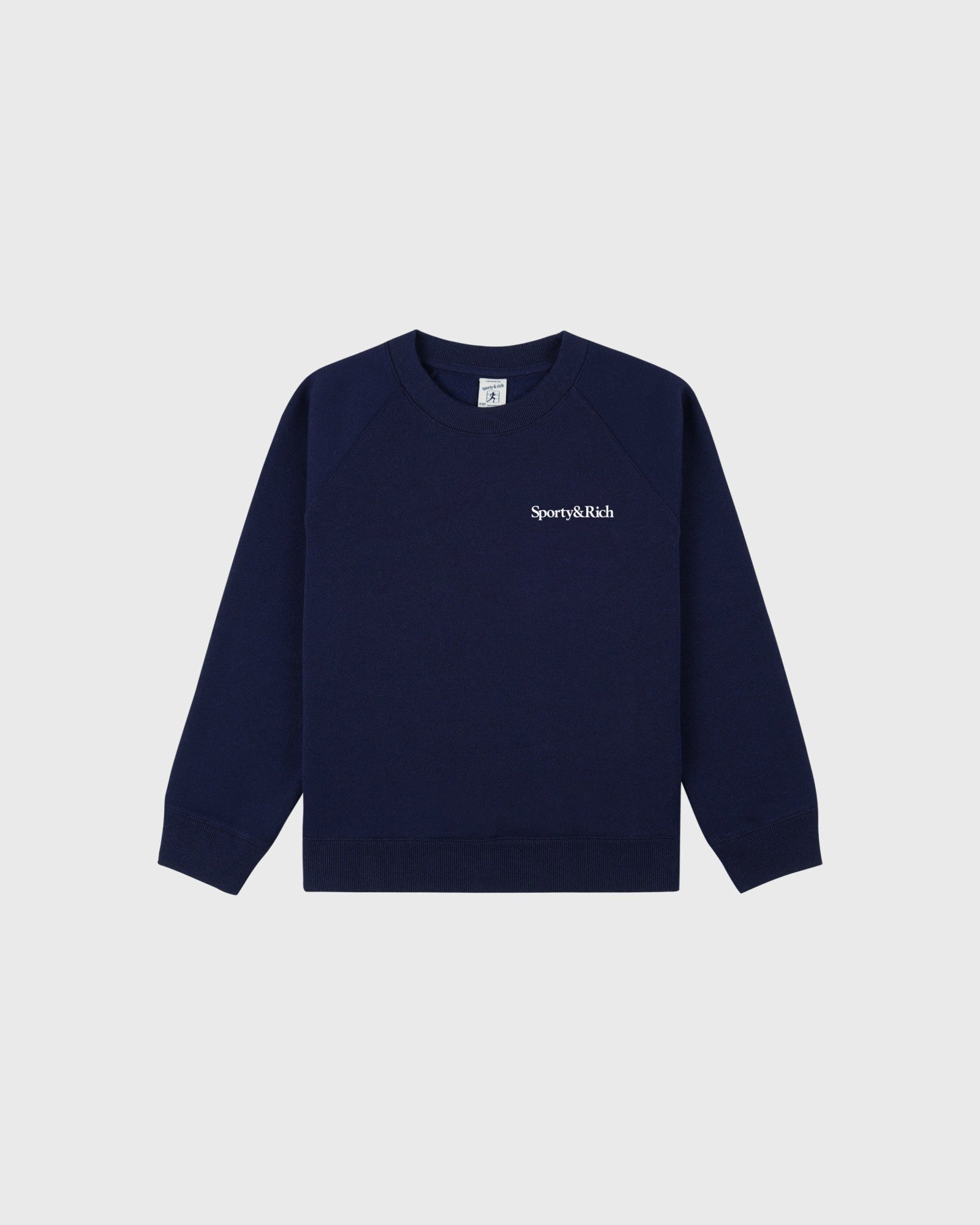 Eat More Veggies Kids Crewneck - Navy/White