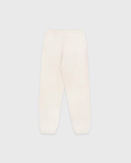 Serif Logo Kids Sweatpant - Cream/Navy