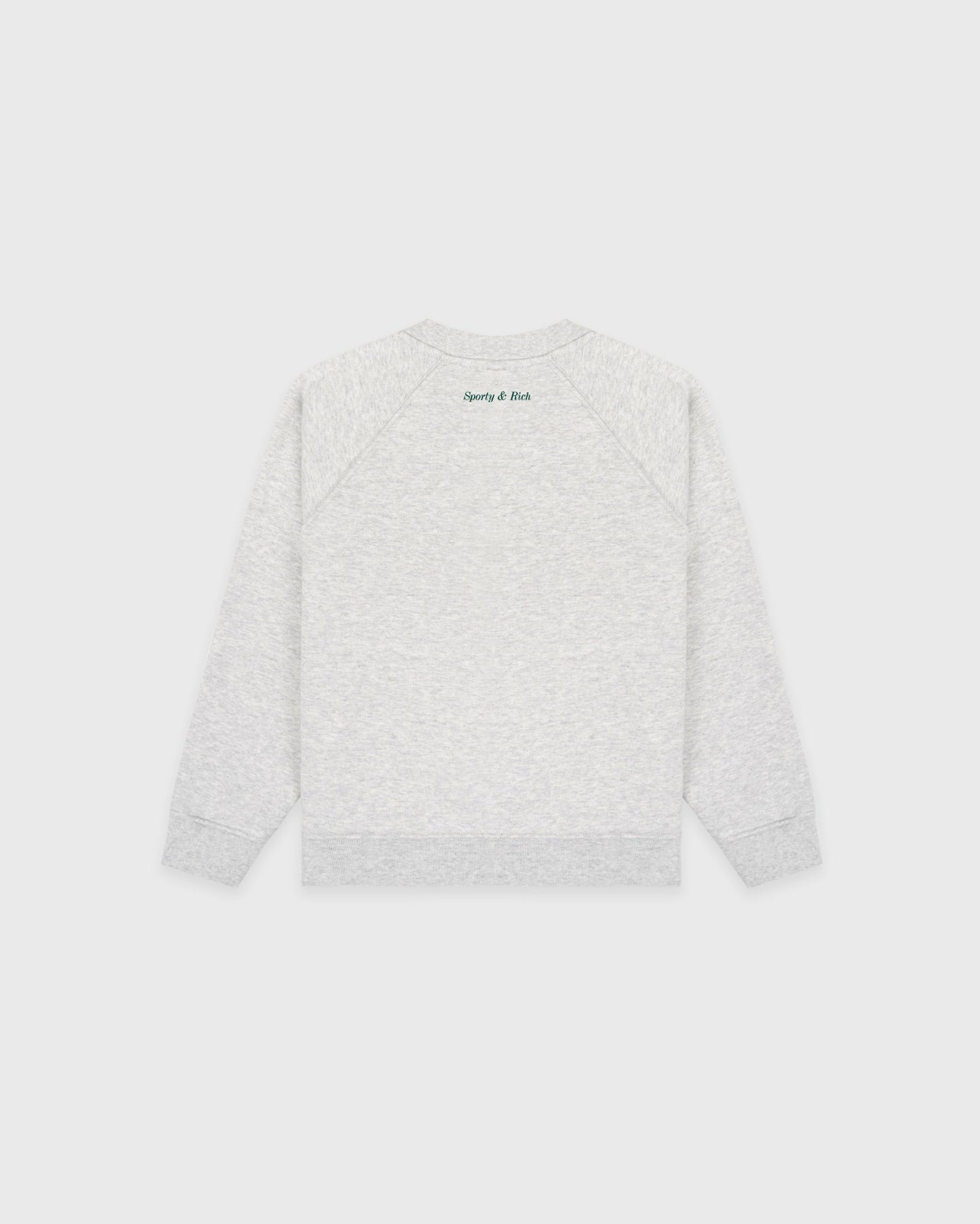 Be Nice Kids Crewneck - Heather Gray/Forest