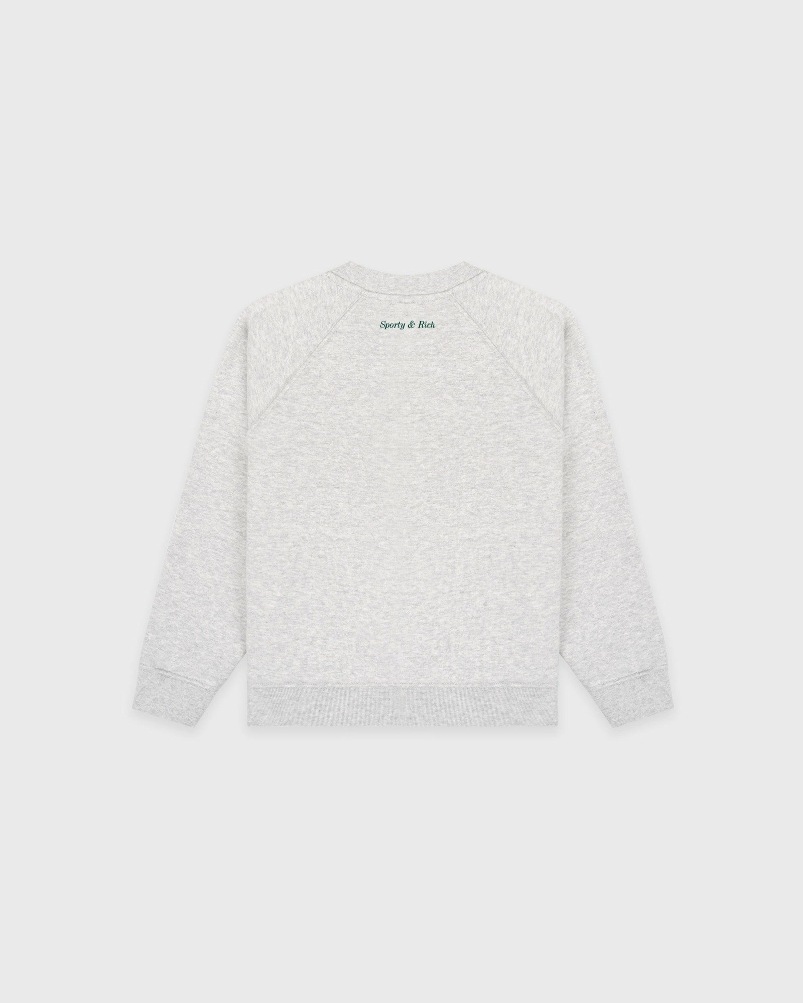 Be Nice Kids Crewneck - Heather Gray/Forest