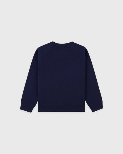 Nautical Kids Crewneck - Navy/White/Ruby