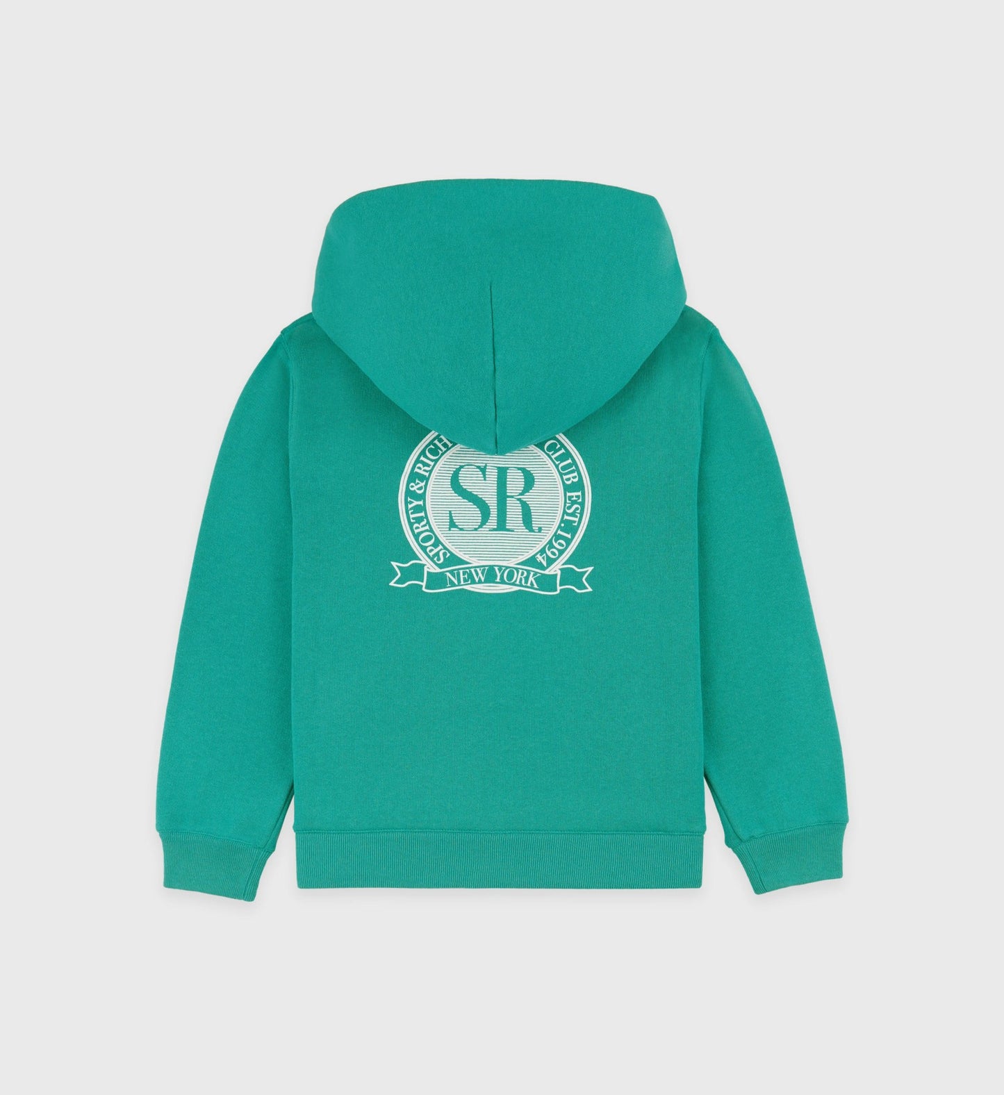 Royal Club Kids Hoodie - Spring Green/White