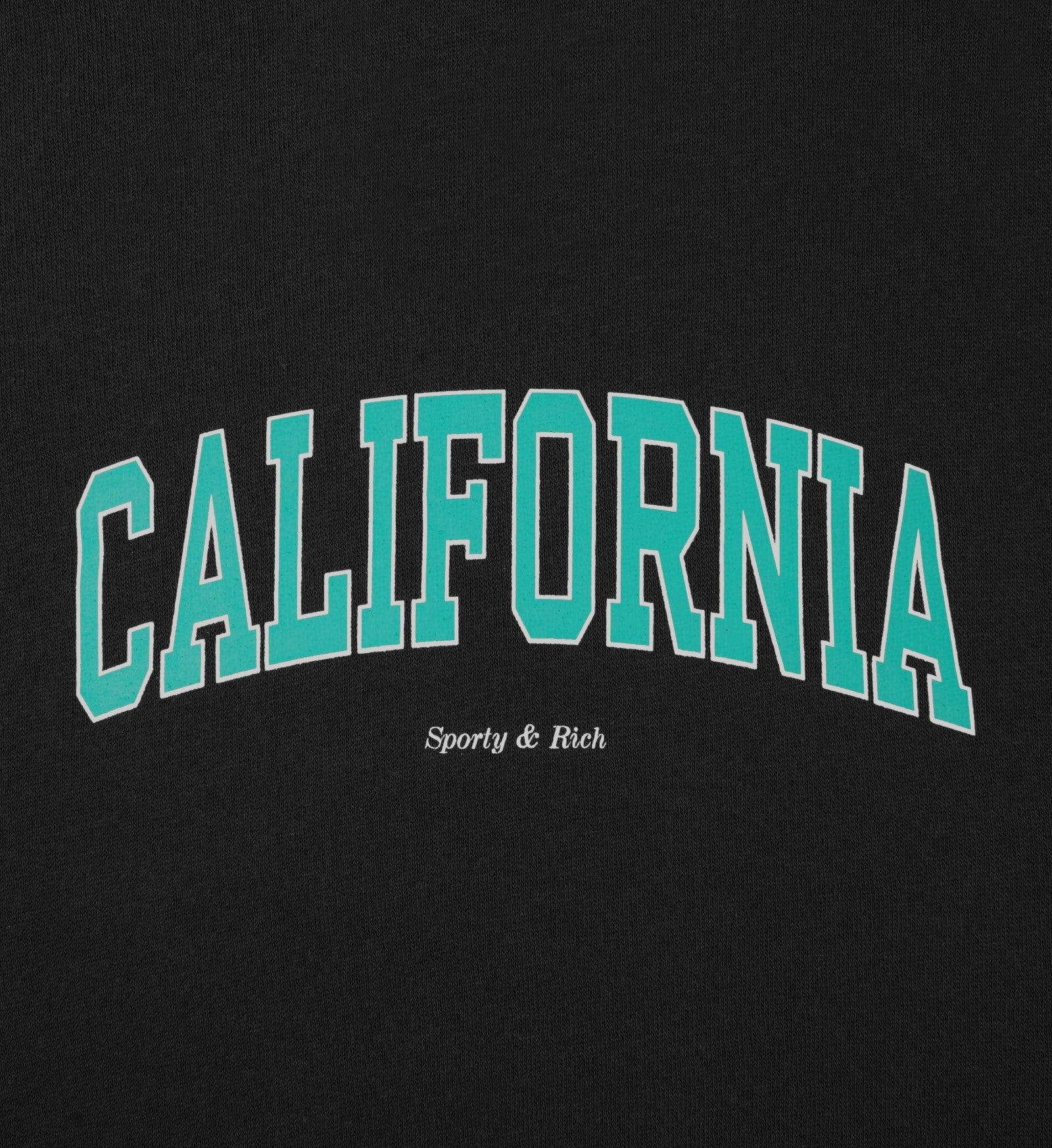 California Kids Hoodie - Faded Black/Spring Green