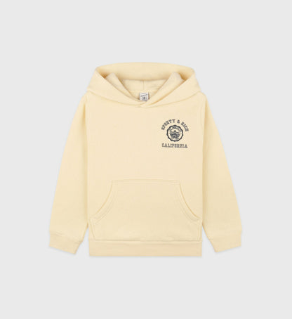 California Emblem Kids Hoodie - Almond/Navy