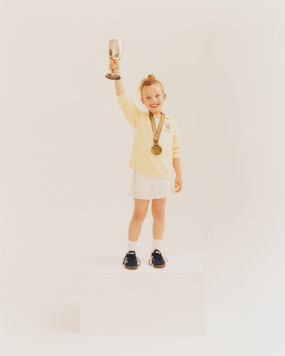 California Emblem Kids Hoodie - Almond/Navy