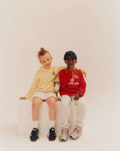 California Emblem Kids Hoodie - Almond/Navy