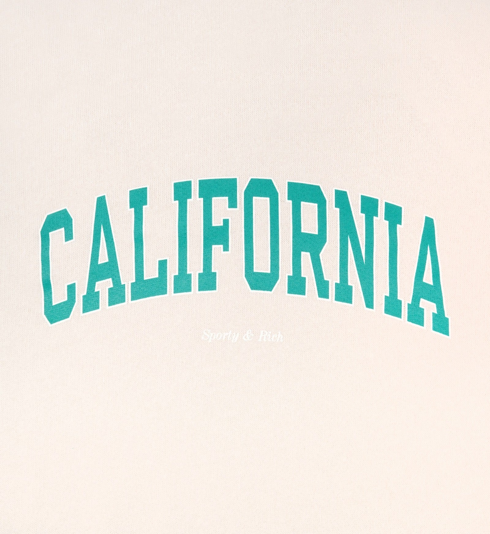 California Kids Crewneck - Cream/Spring Green