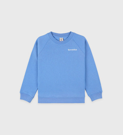 Eat More Veggies Kids Crewneck - Juniper/White
