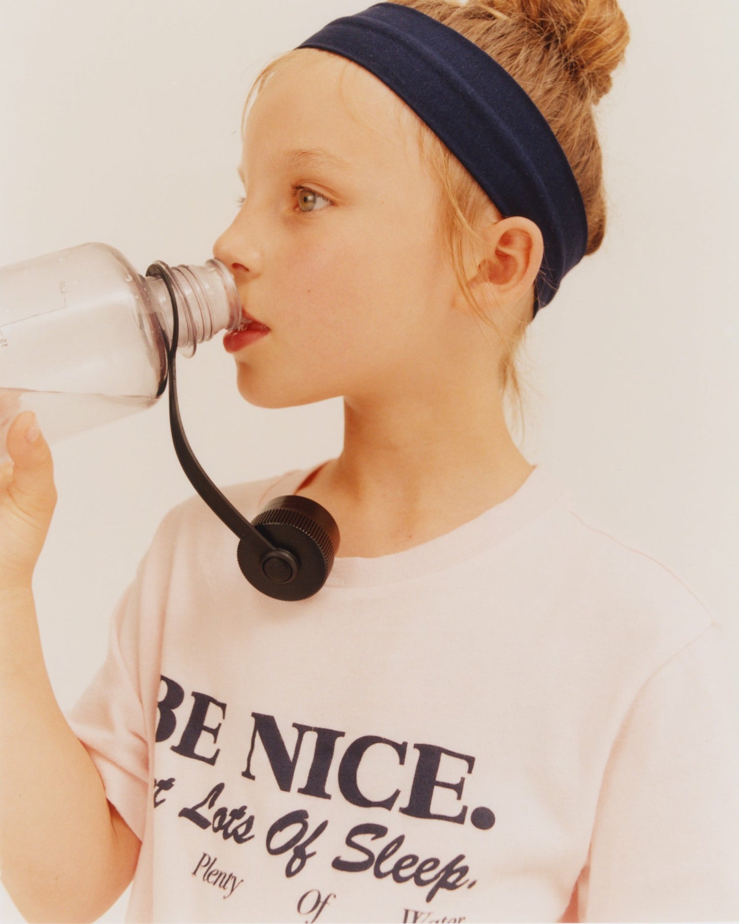 Be Nice Kids T-Shirt - Pink Dolphin/Navy
