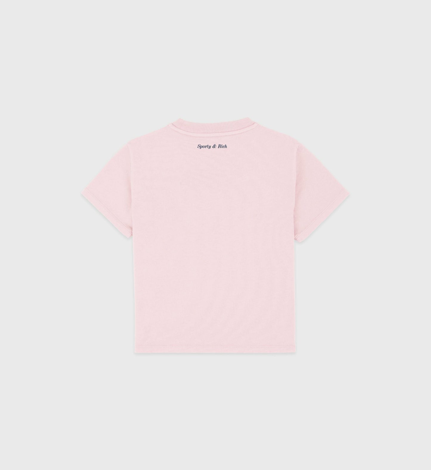 Be Nice Kids T-Shirt - Pink Dolphin/Navy
