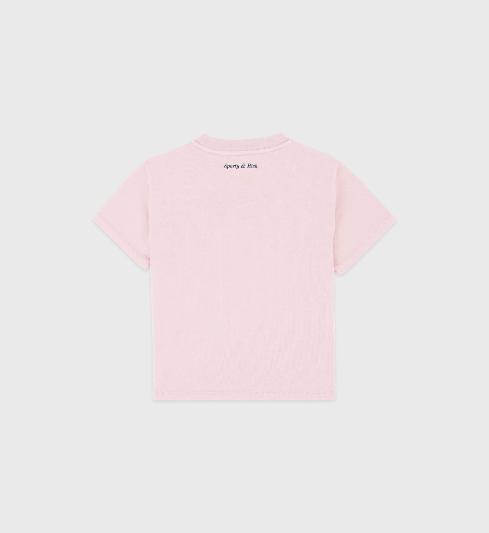 Be Nice Kids T-Shirt - Pink Dolphin/Navy