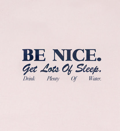 Be Nice Kids T-Shirt - Pink Dolphin/Navy