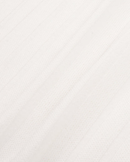 SRC Ribbed Polo - Ecru/Navy