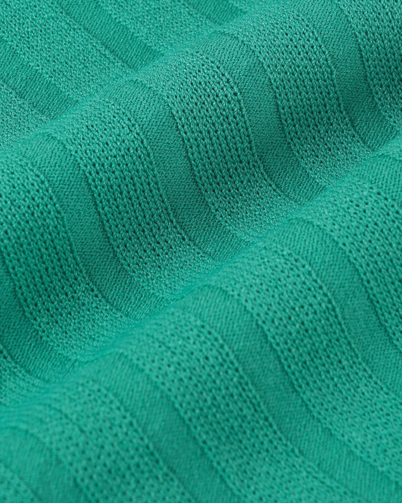 SRC Ribbed Polo - Amalfi Green/White